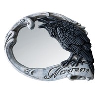 Alchemy Von England Gothic Nevermore Raven Skull Rosen Kompakt Makeup Mirror V27