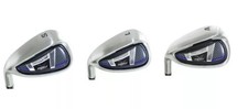 AGXGOLF WEDGE SET LEFT HAND HEADS ONLY! MAGNUM XS WIDE SOLE SERIES: SW+GW+LW