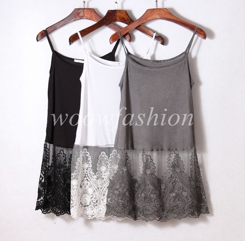 Womens Camisole slip Lace Tank Top 