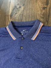 nike men's dry momentum blade collar golf polo