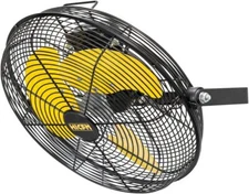 2500 CFM 12 Inch Industrial Wall Mount Fan, 3-Speeds High Velocity Wall fan