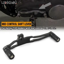 Mid Control Heel Toe Shift Lever Peg For Harley Dyna Glide Street Bob Wide Glide