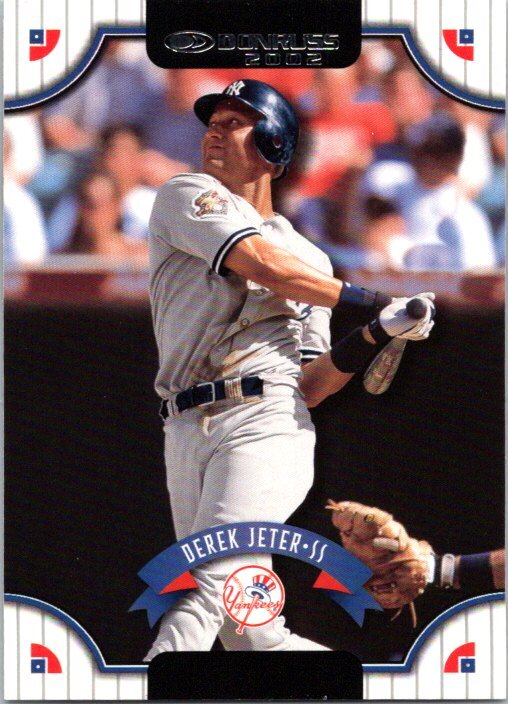 2002 Donruss #3 Derek Jeter HOF - Free Shipping!