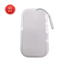 40 pcs Large Electrode Pads 2x4" for TENS Unit Replacement Pads for TENS Machine
