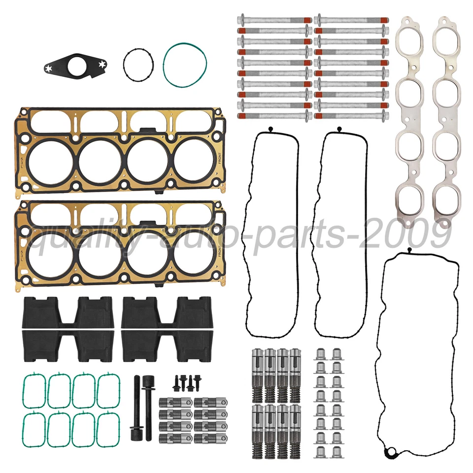Head Gasket Set Bolts Lifters Kit For 2014-2020 Chevrolet Tahoe GMC Sierra Yukon - Image 4 of 4