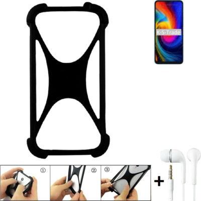 Schutzring für UMIDIGI F3S Silikoncase + headphones Softcase Bumper Schutz Hül