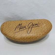 Maui Jim Brown Basket Weave Pattern Sunglasse...
