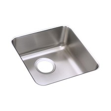 Elkay ELUH1212 Lustertone Stainless Steel 14-1/2" Single Bowl Undermount Sink