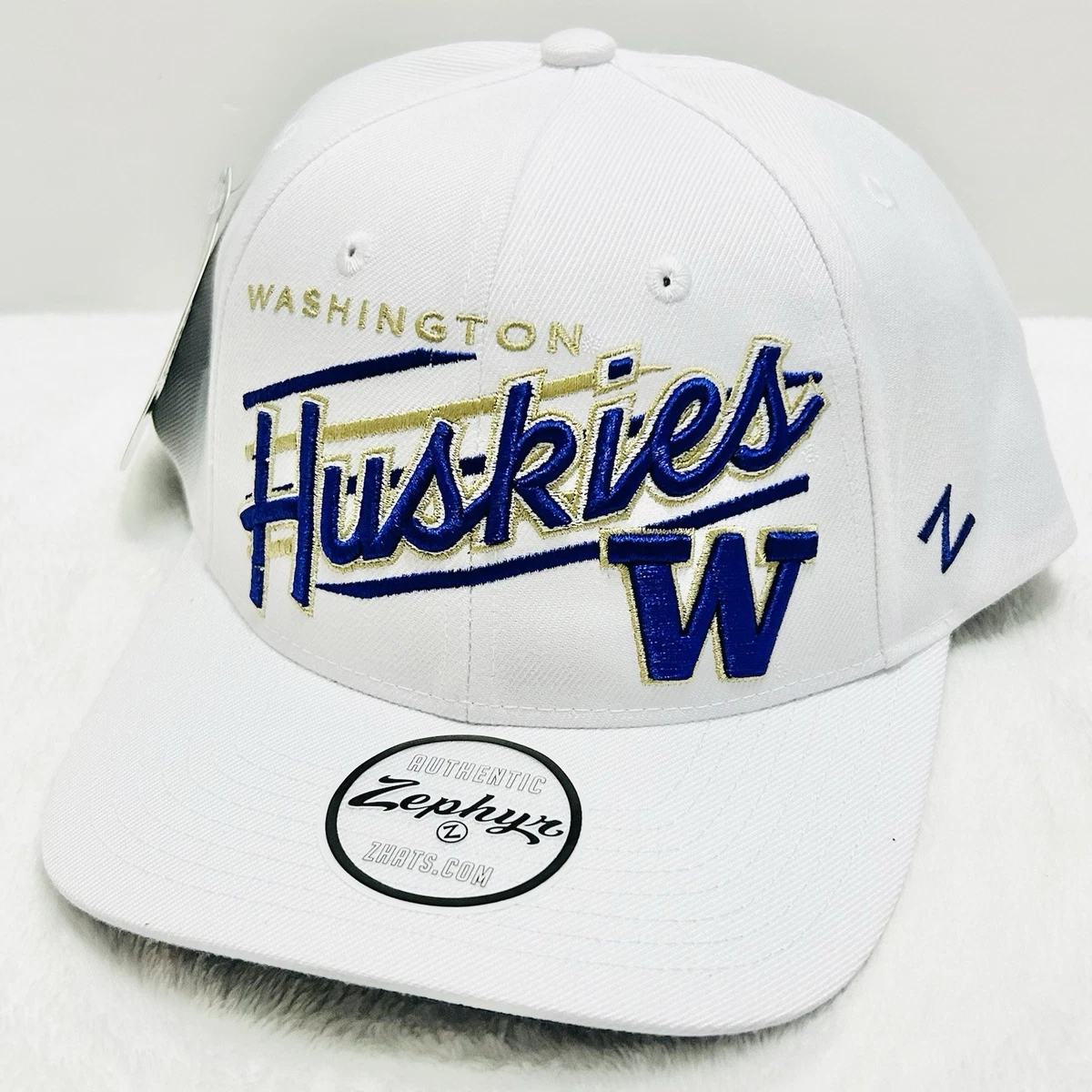 NCAA Zephyr Washington Huskies Noir Courbé Bill Adulte