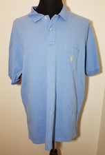 Polo Ralph Lauren Men 2X Light Blue Short Sleeve Polo Shirt Preppy City Business