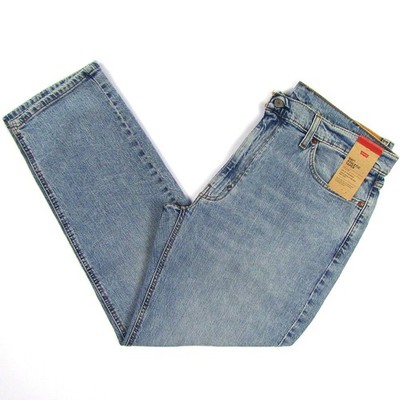 New Levis 541 Mens Athletic Taper Jeans 38 x 32 Light Blue Stretch FREE SHIPPING