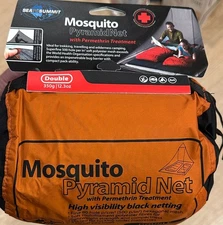 NEW Mosquito Net Sea To Summit Double PyramidNet Mesh 7'10”x5'6"x4’3”  Treated