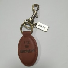 Hot Taylor Swift RED Leather Keychain Access Card Holder