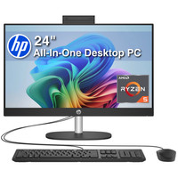 HP All-in-One PC 24-cr0040na Ryzen 5 7520U 8GB RAM 512GB SSD 24 Slim Windows 11