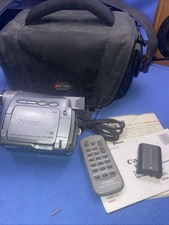 CANON ZR200 MINI DV MINIDV VIDEO CAMCORDER Parts Or Repair