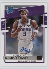 2020-21 Panini Donruss Rated Rookies Signatures Jahmi'us Ramsey #247 Auto 1e6a
