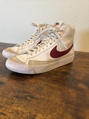 Nike Blazer Mid  77 Vintage   White / Team Red   EU 39 / 6.5Y   Good Condition