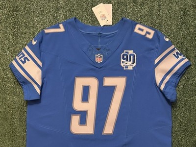 Aidan Hutchinson Detroit Lions Blue Nike Vapor F.U.S.E. Elite