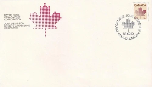 CANADA 1983 MAPLE LEAF DEFINITIVE #924 FIRST DAY COVER !! M237
