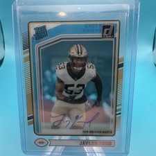 Panini 2024 Clearly Donruss Rated Rookie Autograph Jaylan Ford #92 Saints NFL