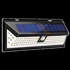 Lampe Solaire Applique Murale 118 LED Avec Détecteur Étanche Éclairage Jardin 