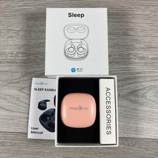 MUSICOZY Bluetooth 5.3 Sleep Earbuds, Wireless Sleep-PINK