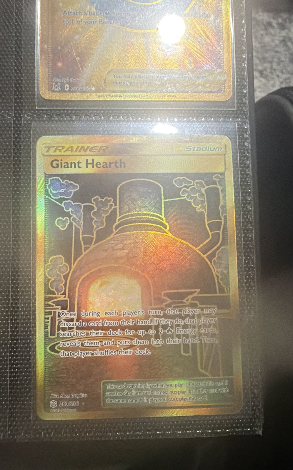 Giant Hearth (Secret) 263/236 Sm-Cosmic Eclipse Holo