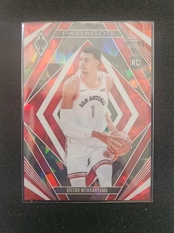 2023-24 Panini Phoenix - Paragon Victor Wembanyama #13 Red Ice (RC)