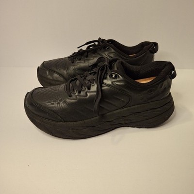 Hoka Bondi SR Women's Size 9.5 Black Athletic Running Shoes Sneakers Comfort