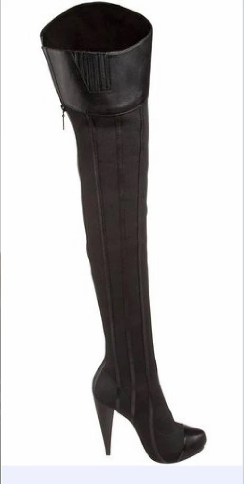 7,5 отчет подпись Steinway бедра высоты кожаные ботинки, коричневый, отличном состоянии! - Изображение 4 из 4