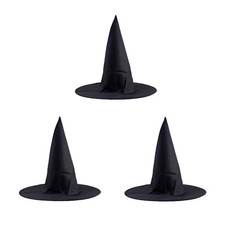 3 Pcs Costume Hats Wizard Cosplay Caps Indoor Halloween Decor Party