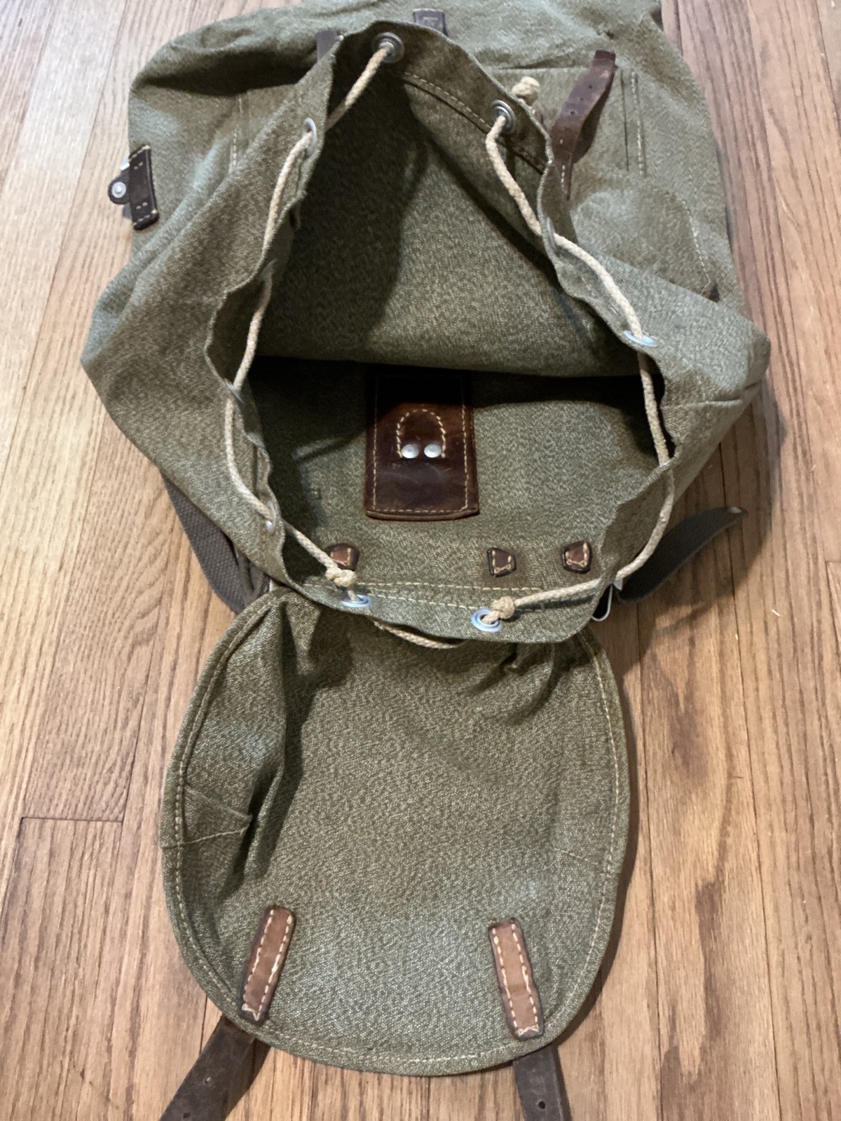 Military rucksack backpack, drawstring / pockets … - image 5