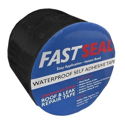 RV Roof Tape, 6'' x 50' Black, RV Sealant Tape for Camper Roof Repair, Trailer