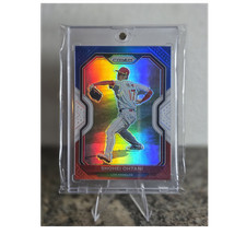 2021 Panini Prizm Tier II Shohei Ohtani #183 Red White & Blue Prizm Angels