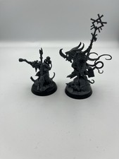 Skaven, Grey Seer x1 Warplock engineer x1 Warhammer AoS Skaventide, built