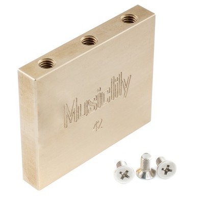 Musiclily Ultra 42mm Brass Block For Floyd Rose Locking Tremolo Bridge Guitar