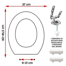 SEDILE COPRIWATER COMPATIBILE HATRIA-SPEA ERIKA BIANCO