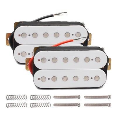Dual coil 6-string Electric Guitar Pickups,with Optional Bridge or Neck Pickups.