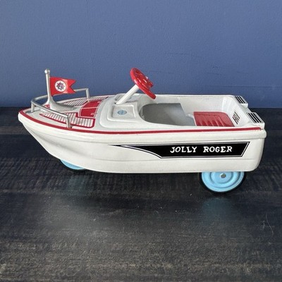 Vintage Hallmark Kiddie Car Jolly Roger Boat Die Cast Classic Pedal Car Limited