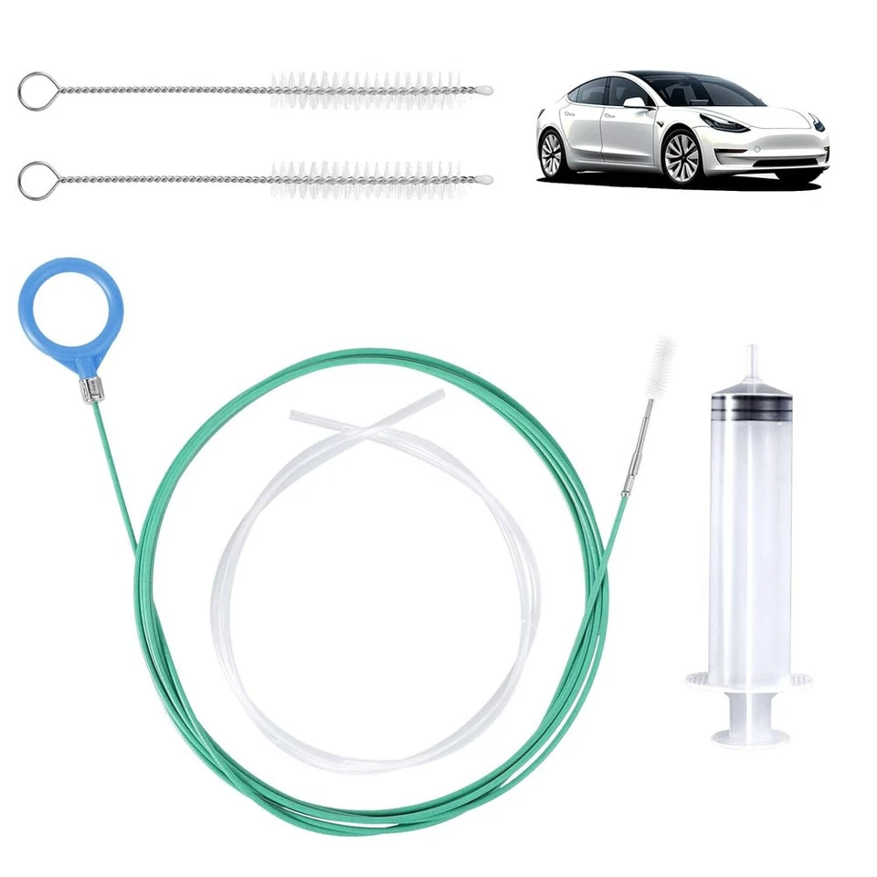 118" Auto Sunroof Drain Cleaning Tool Flexible Pipe Brush Car Drain Dredge Clean - Image 2 of 4