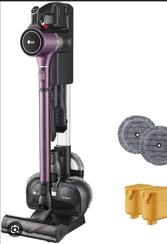 LG CordZero Cordless Stick Vacuum ThinQ Kompressor Power Mop 120min Purple