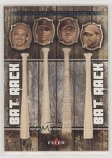 2005 Fleer Classic Clippings Bat Rack Gary Carter Jose Reyes Kazuo Matsui s7f