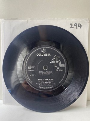 Our Story Book / The Day I Met Marie by Cliff Richard  - Single 7  Vinyl