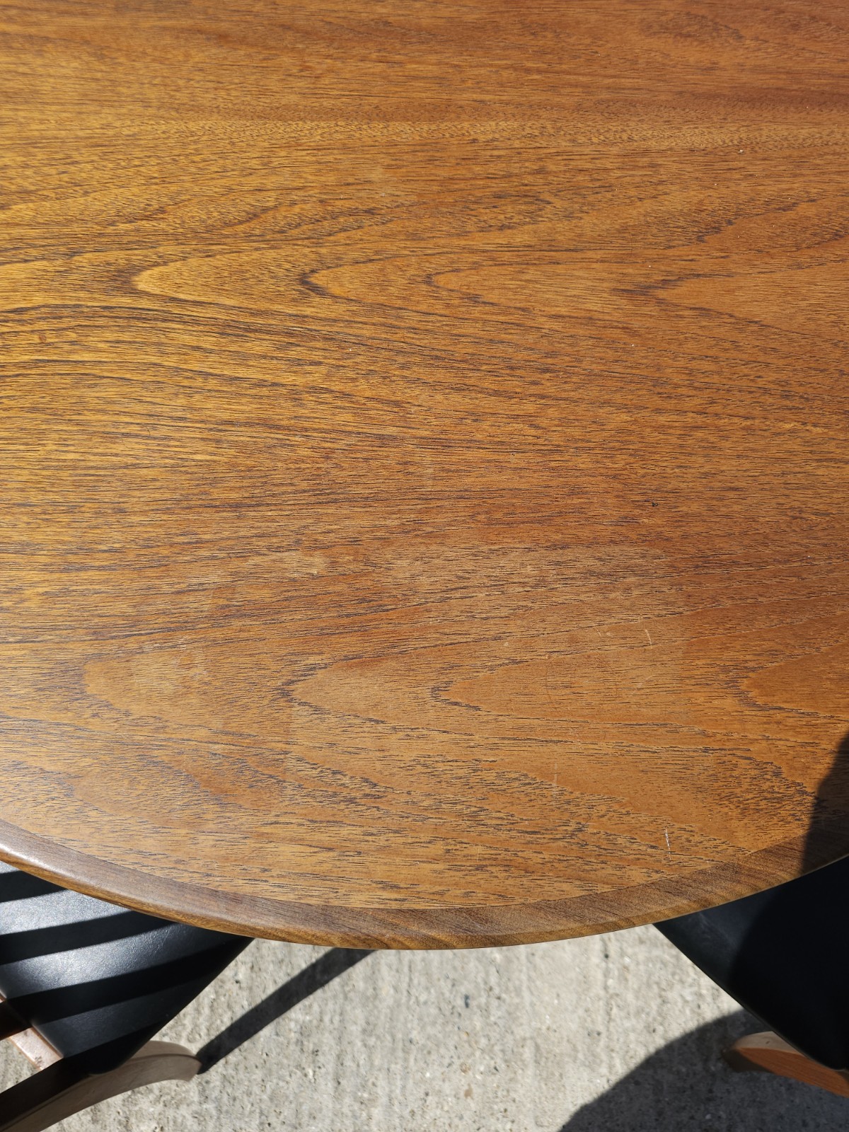 Mid Century G Plan Fresco Round Dining Table with 8 Chairs Extendable — image 10