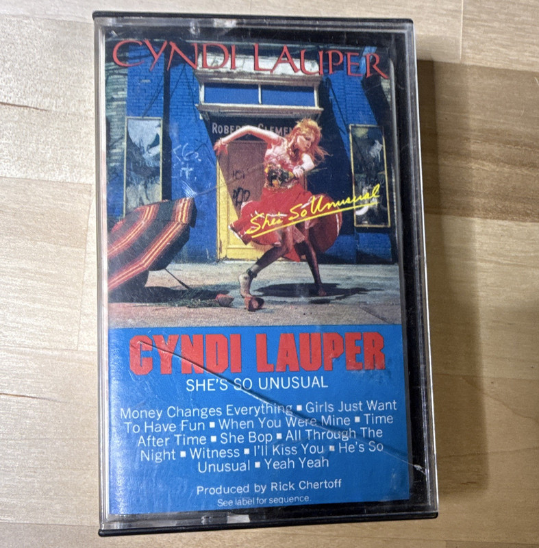 Cyndi Lauper She's So Unusual Cassette 1983