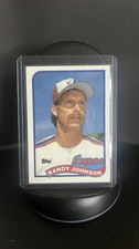 Topps 1989 Randy Johnson #647 Rookie Base Montreal Expos Baseball Card (mint)