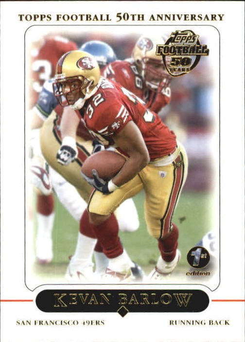 2005 Topps First Edition #168 Kevan Barlow - FB