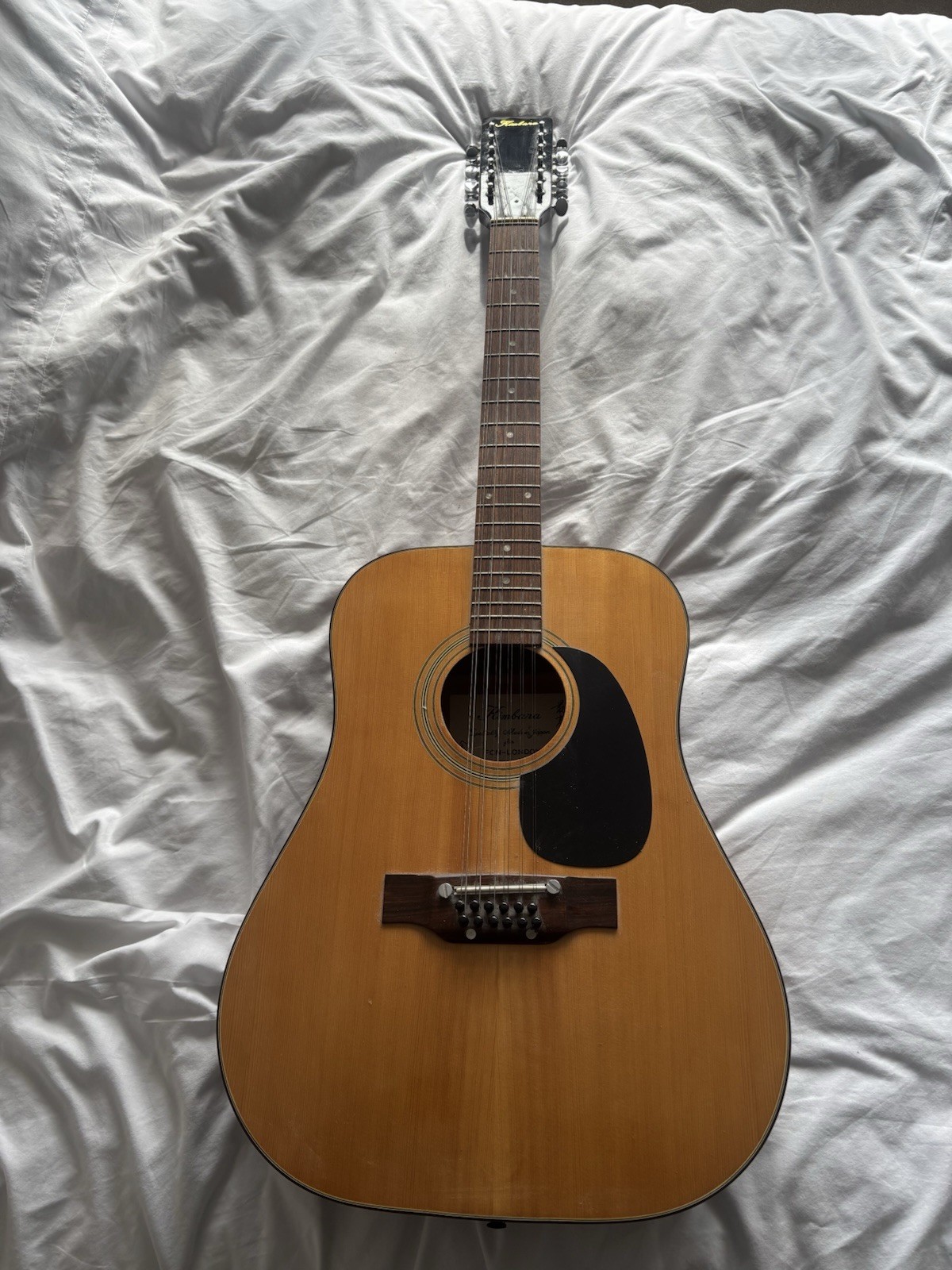 Kimbara 12 String Guitar Acoustic 1978 Japan FCN-London Very good condition
