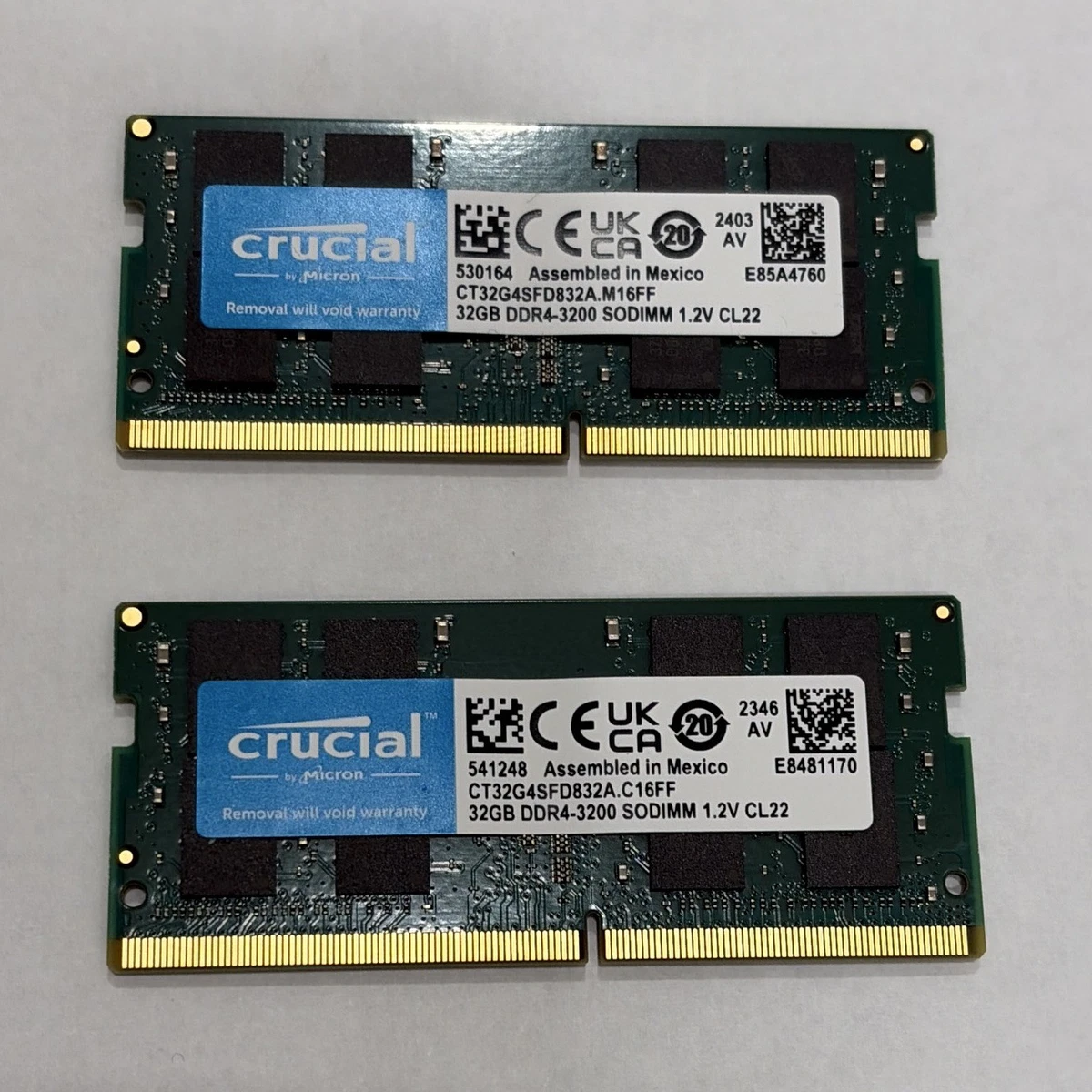 64 GB Total Capacity DDR4 SDRAM Memory (RAM) 1 Modules for sale - eBay
