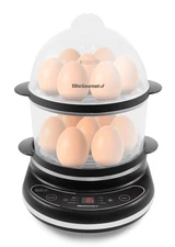 EGC314CB Digital Easy Egg Cooker Food Steamer, Poacher, Omelet, Soft, Medium,...